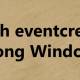 Eventcreate command in Windows