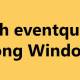 Eventquery command in Windows