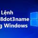 Fsutil 8dot3name command in Windows