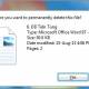 How to permanently delete a file, Delete data safely
