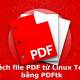 How to split PDF files from Linux Terminal with PDFtk