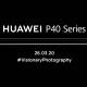 Photo of Huawei confirmed the P40 and P40 Pro launch events will be held online, on March 26