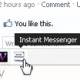 Photo of Instant mail on Facebook