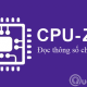 Photo of Instructions for using CPU-Z, read the CPU-Z parameters provided