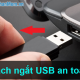 Photo of Instructions on how to safely remove the USB from the computer, disconnect the USB with the computer properly
