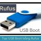 Instructions to create USB boost using Rufus software