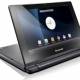 Photo of Lenovo's laptop running Android rotating screen appears