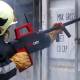 Photo of 'Terrible' fire sprinkler gun penetrates concrete walls, iron doors
