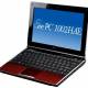 The Eee PC is brilliantly red