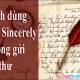 What is Your Sincerely? How to use Your Sincerely when sending letters