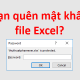 What to do when you forget the Excel file password