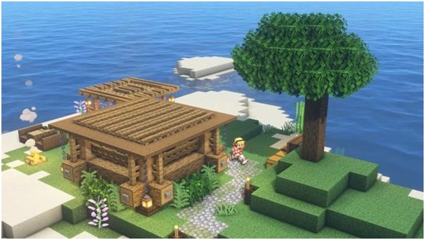 Get Creative with These Minecraft Beach House