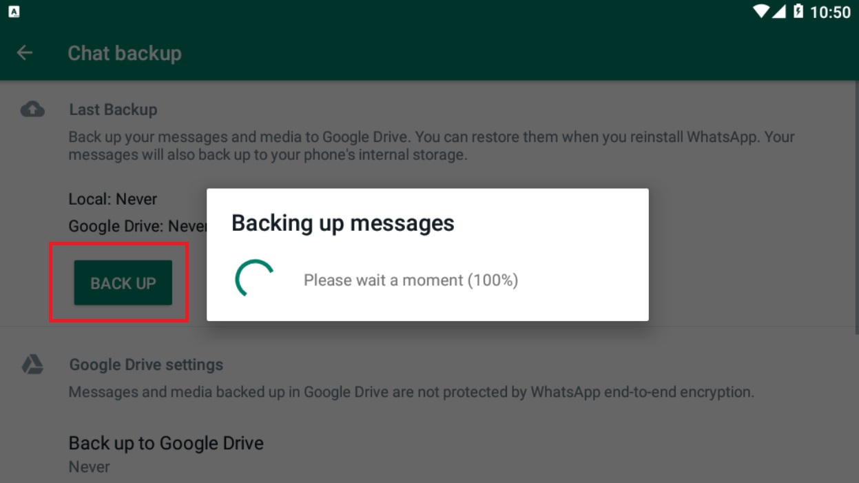 Picture 6 of How to Transfer WhatsApp Messages from Android to iPhone without Computer