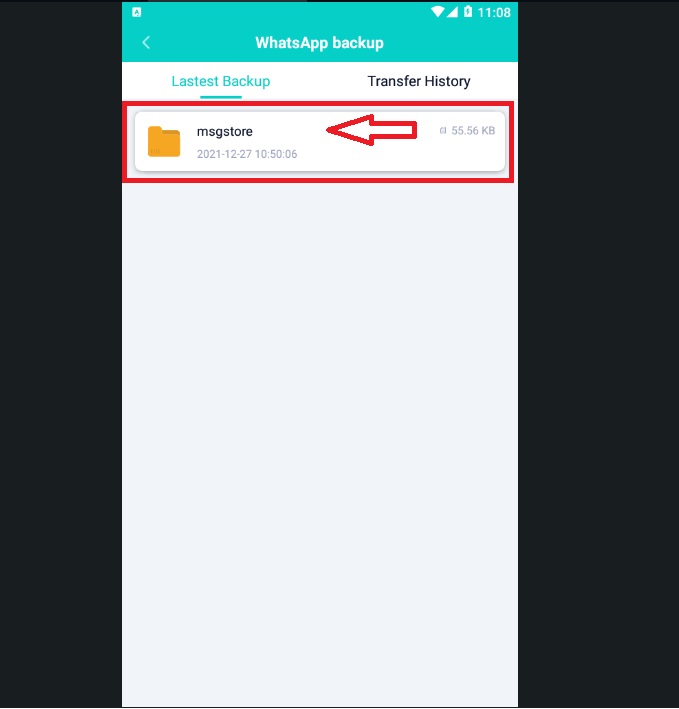 Picture 9 of How to Transfer WhatsApp Messages from Android to iPhone without Computer