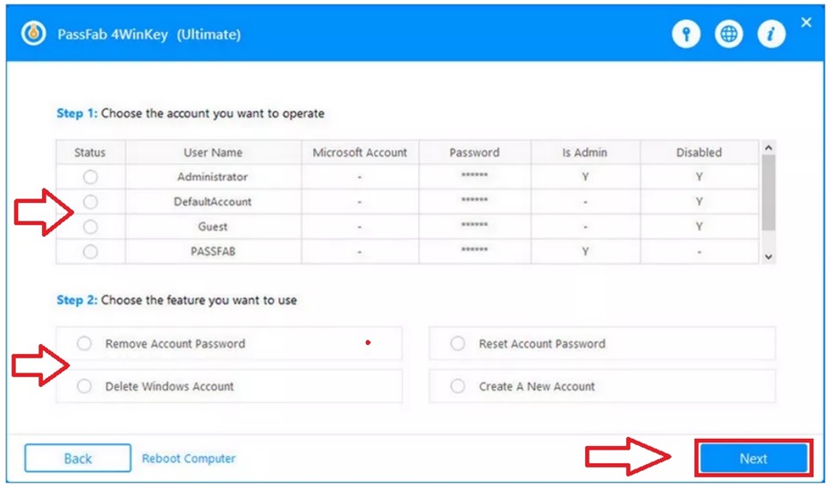 remove admin password windows 7 using guest account