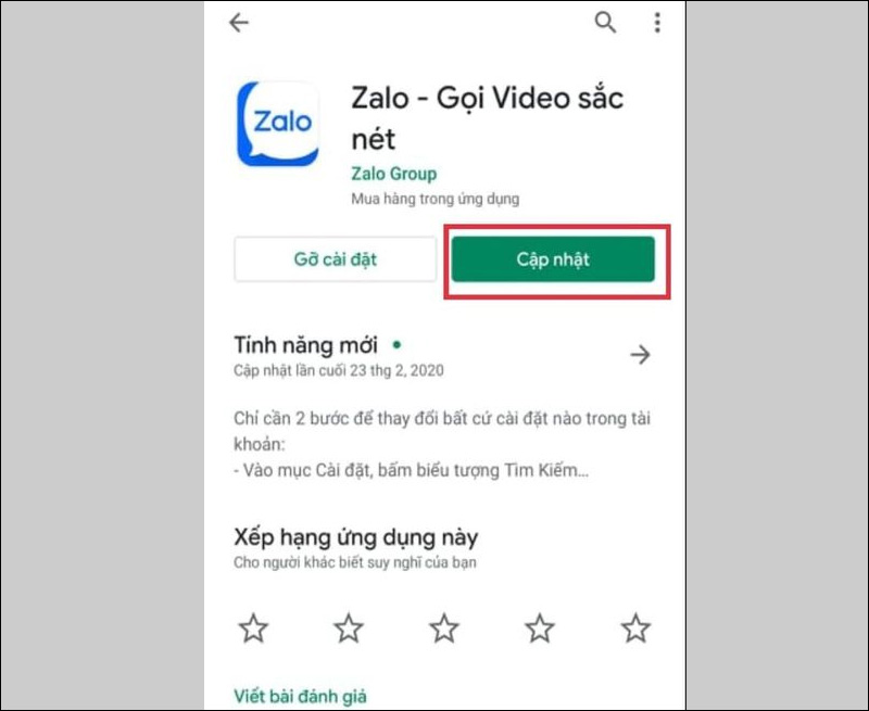 16 common errors on zalo, causes and fixes Picture 1