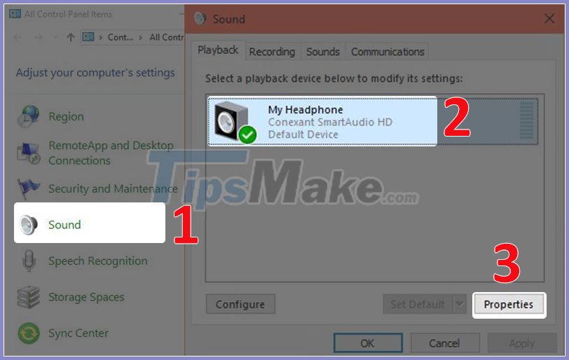 20 ways to fix computer sound loss error on Windows 10 Picture 22