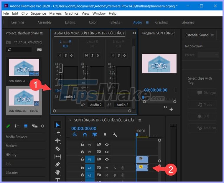3 Ways to increase, decrease the volume for Video Picture 7