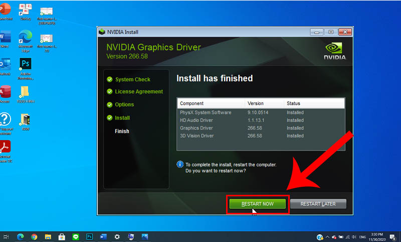 3 ways to update the NVDIA video card driver on the computer Picture 15