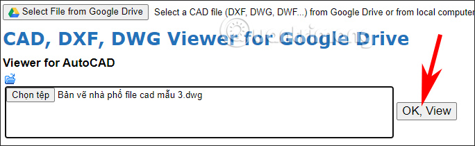 4 ways to view images * .DWG does not need to install Autocad Picture 5
