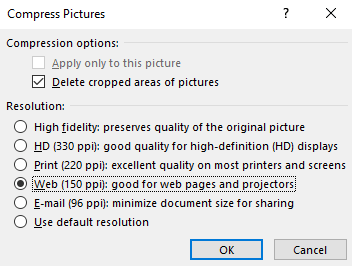 5 ways to effectively reduce the size of PowerPoint files Picture 15