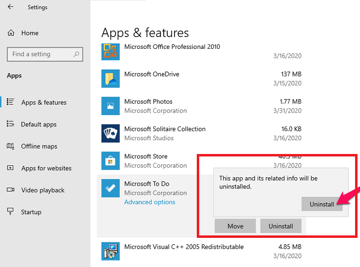 5 ways to remove default apps on Windows 10 Picture 9