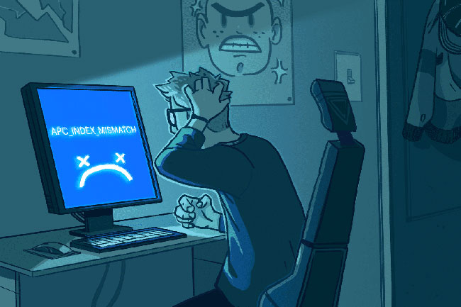 Blue screen of death BSOD error codes list Picture 1