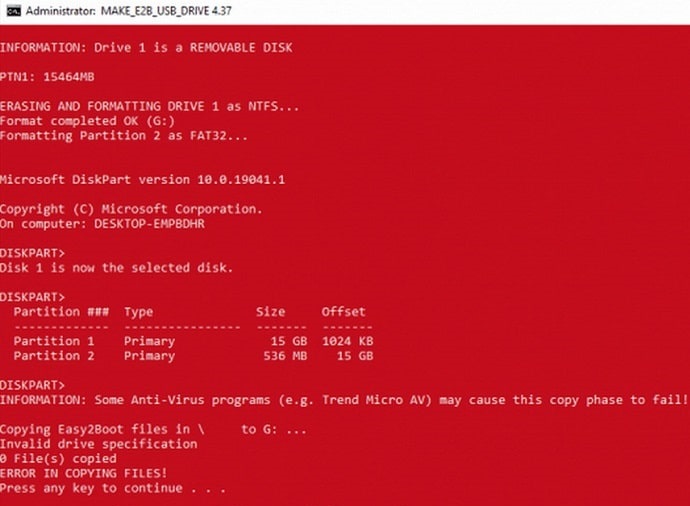 Create a Windows 10 USB install with Easy2Boot is extremely simple Picture 5