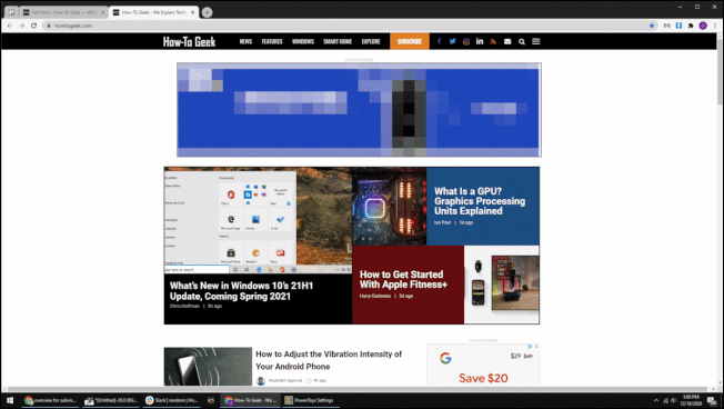 Do you know what is the optimal location of the Windows Taskbar? Picture 3