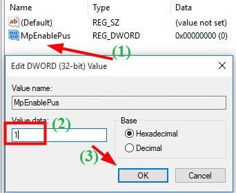 Enable the Adware removal feature found in Windows Defender Picture 7