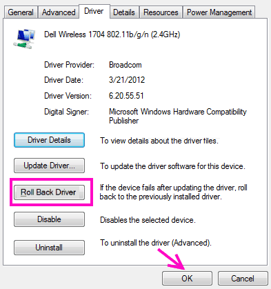 broadcom 802.11n network adapter driver wont pick up 5g