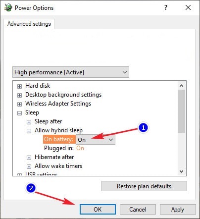 Fix Windows 10 computer automatically close all applications when sleep Picture 9