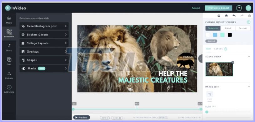 Free video editing software on computers and phones Picture 8