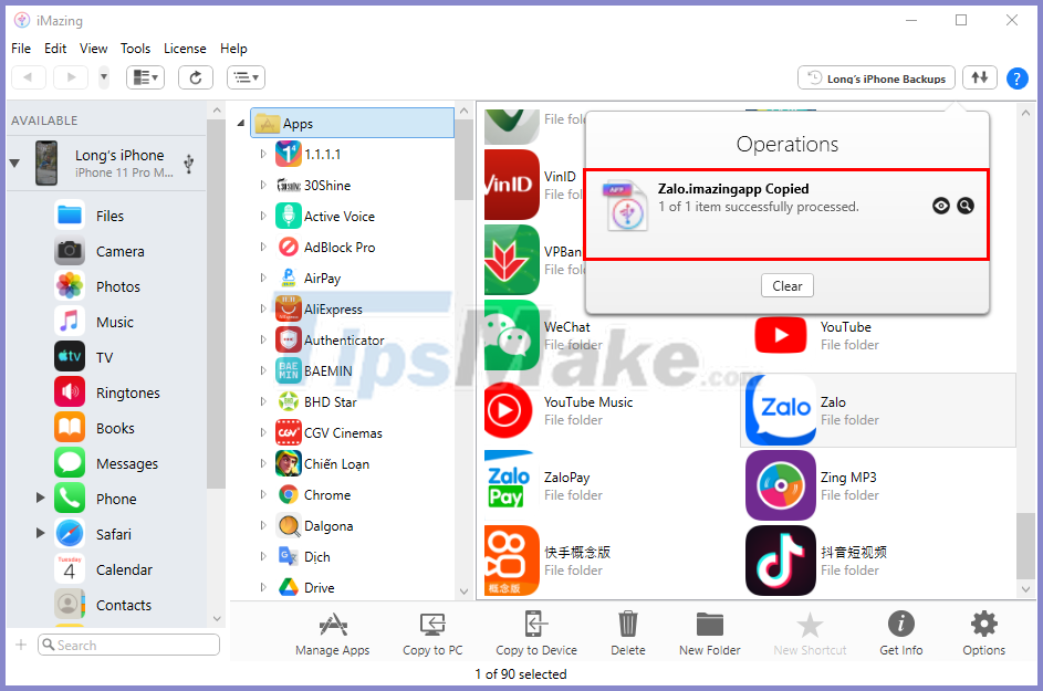 Guide to backup and restore app data on iPhone and iPad Picture 17