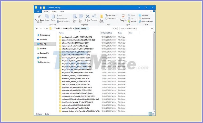 Guide to backup and restore device drivers in Windows - TipsMake.com