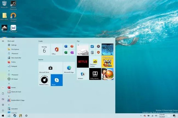 Picture 2 of How to activate the new Start menu on Windows 10
