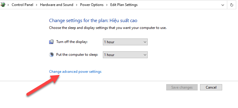 How to adjust Power Option on Windows 10 for the most efficient operation Picture 7