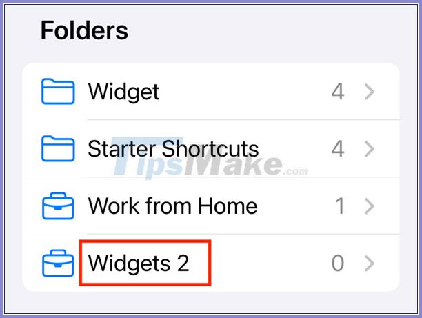How to arrange shortcuts into folders on iPhone Picture 5