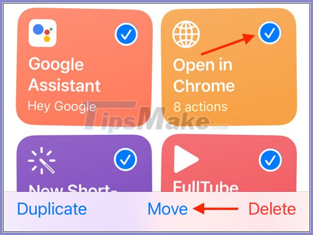 How to arrange shortcuts into folders on iPhone Picture 8