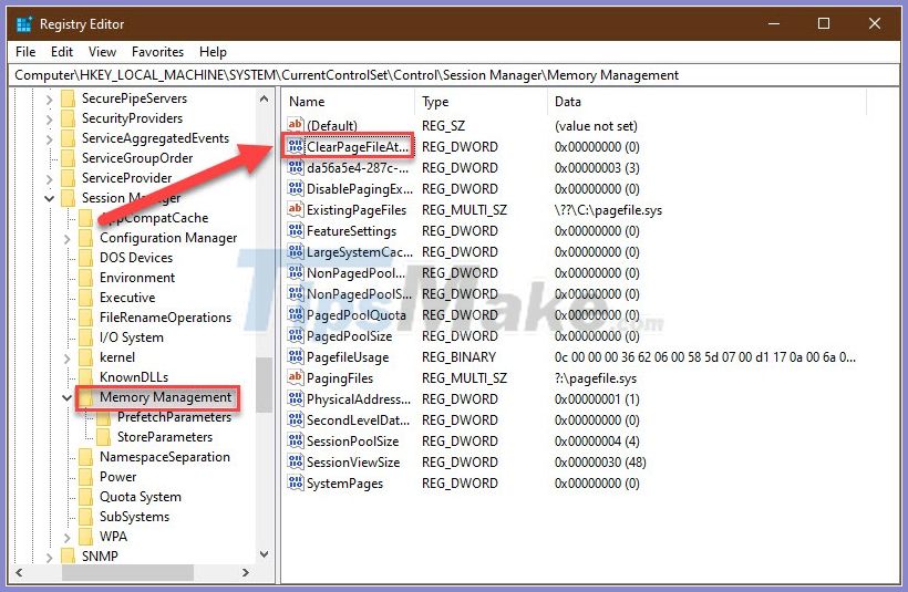 images 3 of How to automatically delete Pagefile.sys on shutdown in Windows 10