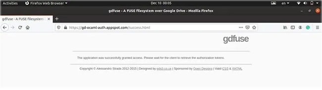 How to backup files on Linux to Google Drive Picture 3