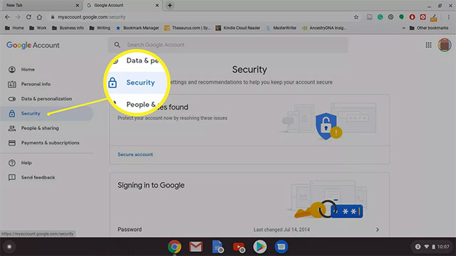 How To Change A Password On A Chromebook