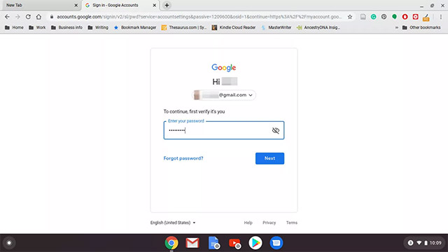 How to change a password on a Chromebook Picture 7