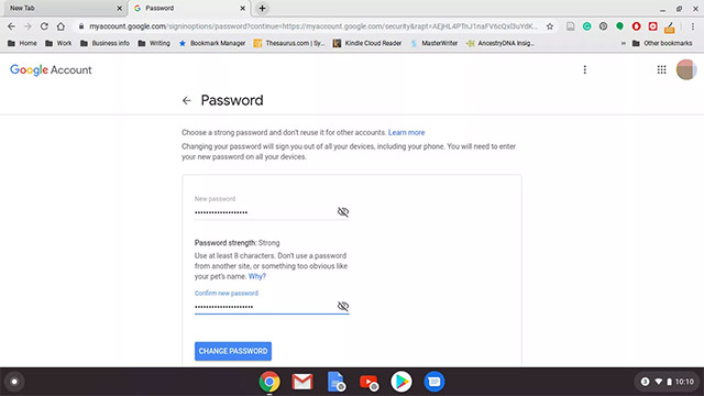 How to change a password on a Chromebook Picture 8