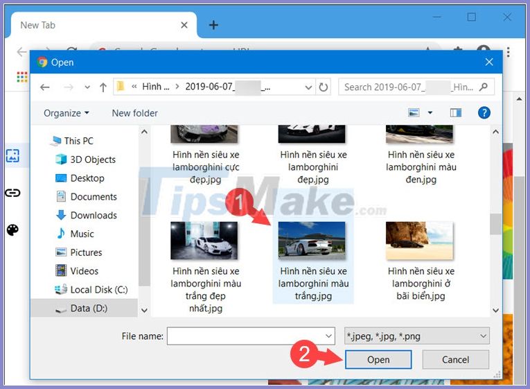 Picture 4 of How to change the background image for the Chrome browser