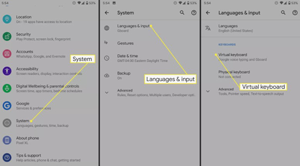 How to change the keyboard on Android Picture 1
