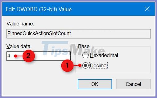 How to change the number of Quick Actions displayed in Action Center Windows 10 Picture 2