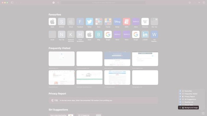 How to change the Safari boot page background image on macOS Big Sur Picture 7
