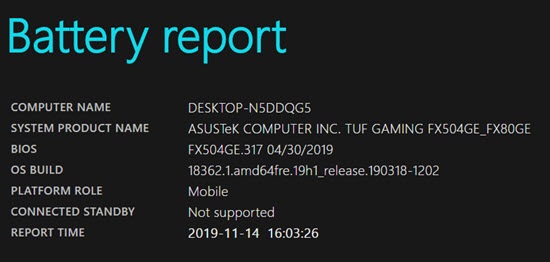 How to check the number of charges and laptop PIN bottle Picture 5