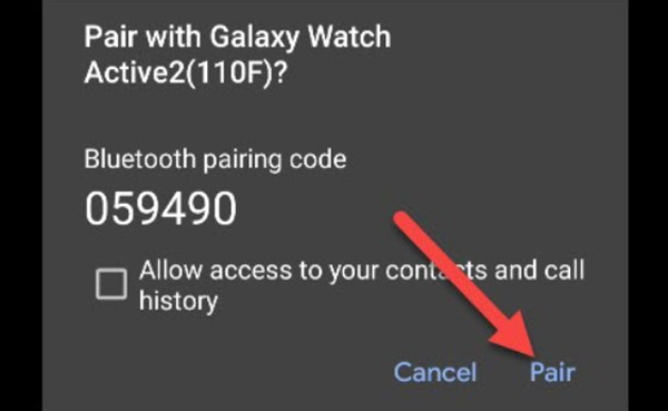 How to connect Samsung Galaxy Watch to phone Picture 9